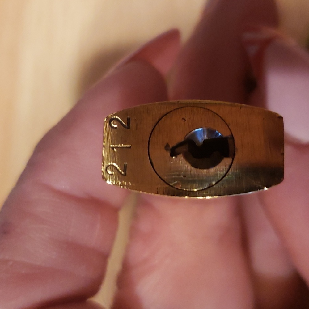 Louis Vuitton Padlock & Key Goldtone #212 - Picture 6 of 7